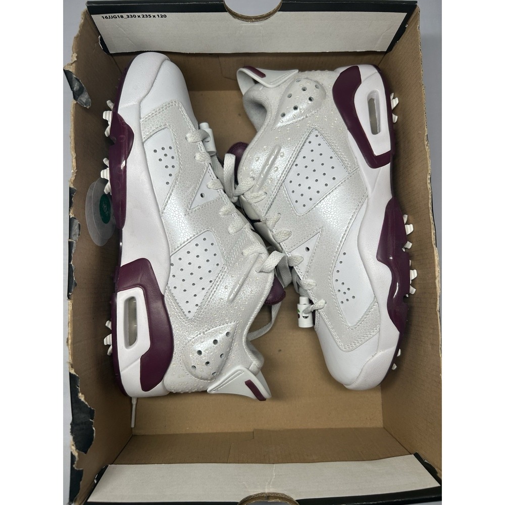 Nike Air Jordan 6 Retro Golf NRG Low Bordeaux - Size 7 - DV6796 116 - New/No Lid